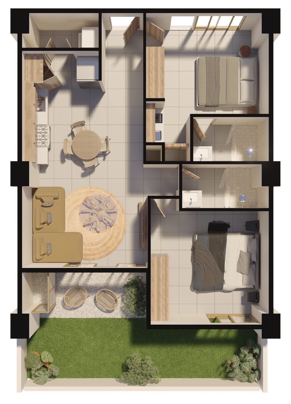 Plano Modelo B Garden